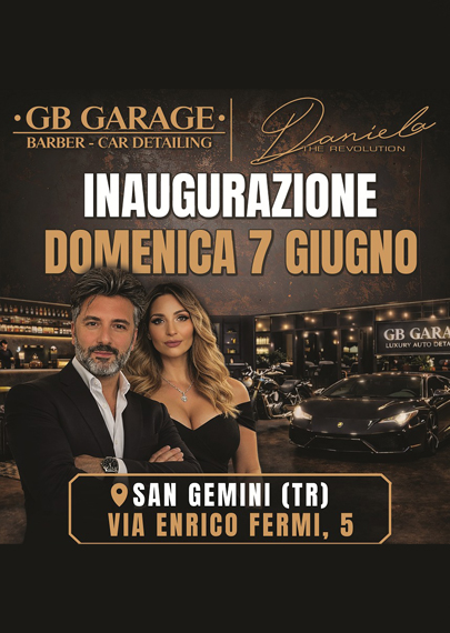 L’ATTESA È FINITA: DOMENICA 7 GIUGNO ARRIVA GB GARAGE